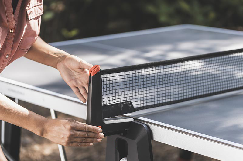 Height and tension adjustable net